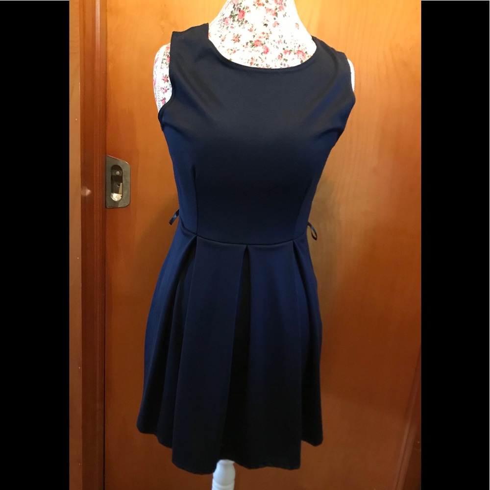 Navy blue dress